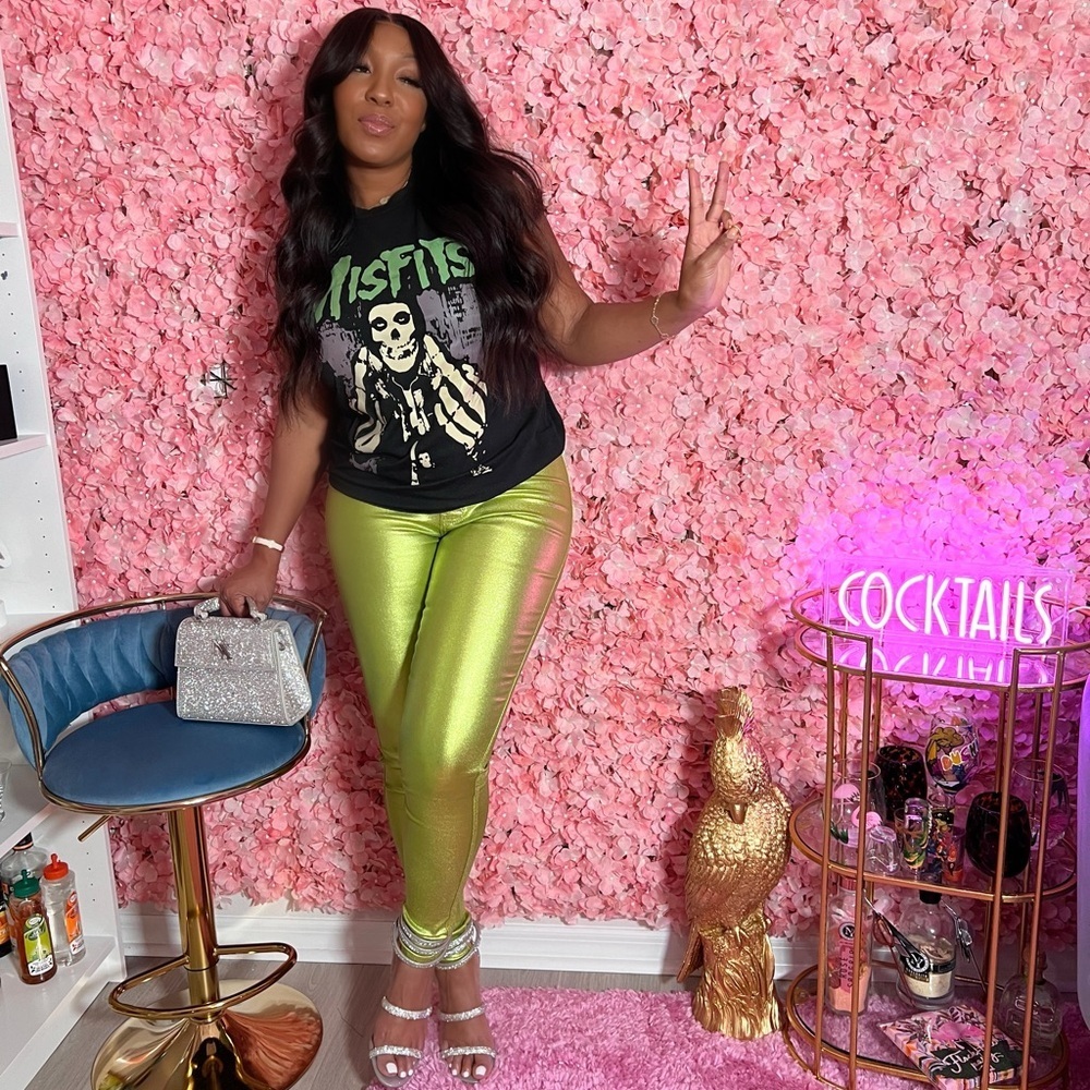 Metallic Pants